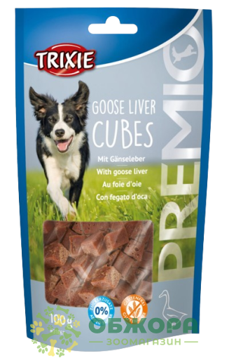 Trixie 31867 Grain Free Premio Goose Liver Cubes