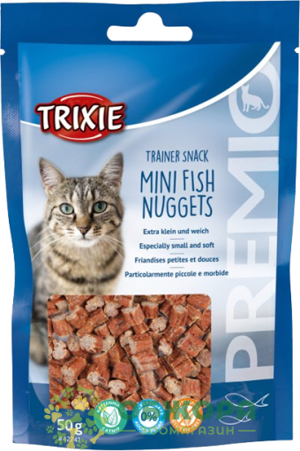 Trixie 42741 Grain Free Premio Trainer Snack Mini Fish Nuggets
