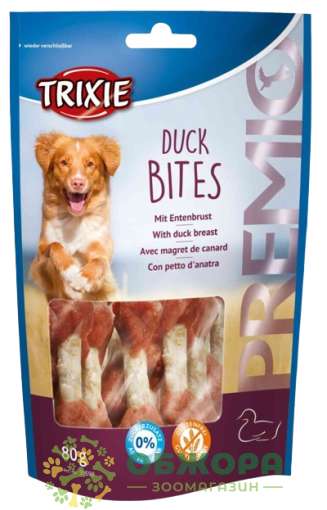 Trixie 31592 Grain Free Premio Duck Bites