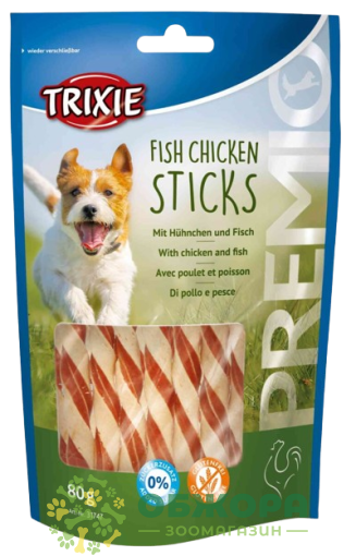 31747 Grain Free Premio Fish Chicken Sticks
