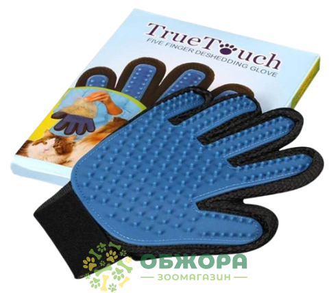True Touch перчатка для вычесывания