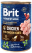 Brit Premium Chicken влажный корм для собак, паштет с куриными сердцами