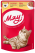 Мяу влажный корм для котов, в соусе с курицей