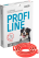 Ошейник ПрофиЛайн (Profiline) для собак, коралловый, 70 см