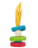 Trixie 61913 игрушка из люфы для грызунов, с кукурузным листом_2