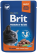 Brit Premium Sterilised Salmon вологий корм для стерилізованих котів, в соусі з лососем