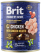 Brit Premium Chicken влажный корм для собак, паштет с куриными сердцами_1