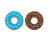 Zippy Paws Chocolate Blueberry пончик для собак